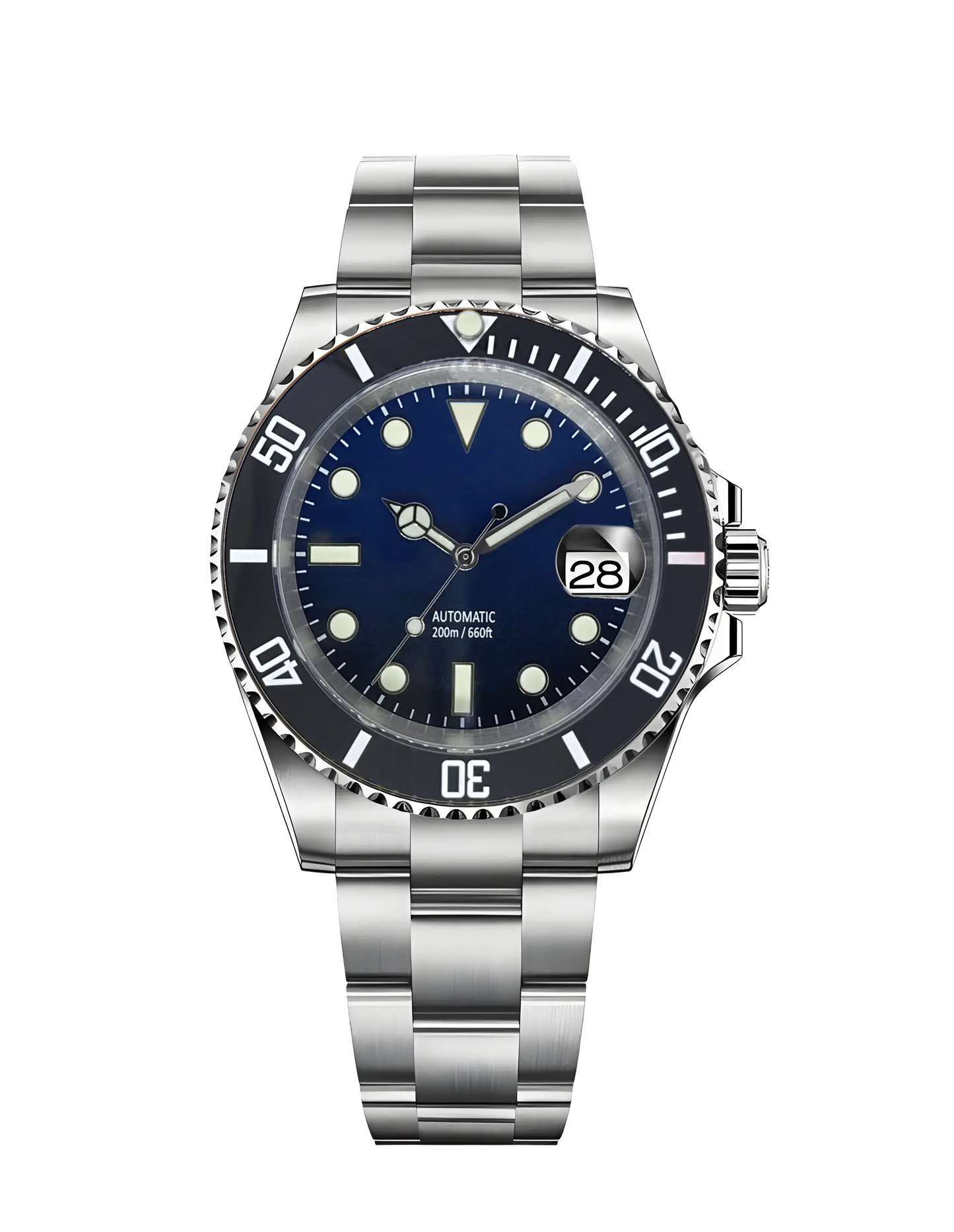 rolex deepsee d-blue submariner homage watch for man