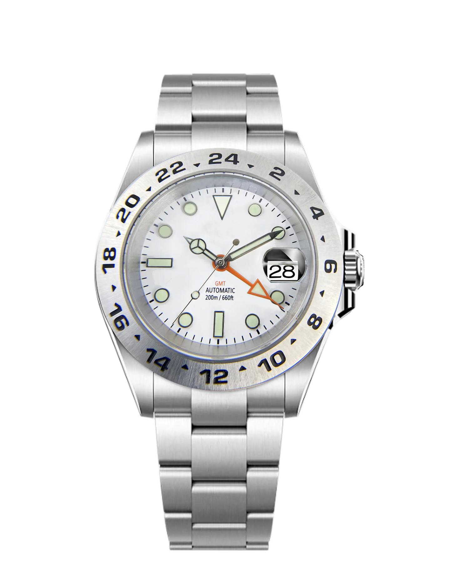 Stainless Steel 316L 40mm Submariner GMT Watch S6007D-1