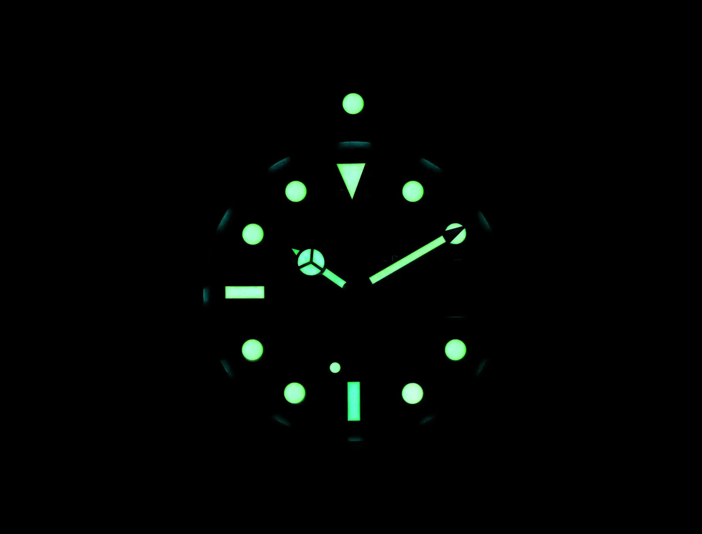 luminous watch from watch maker