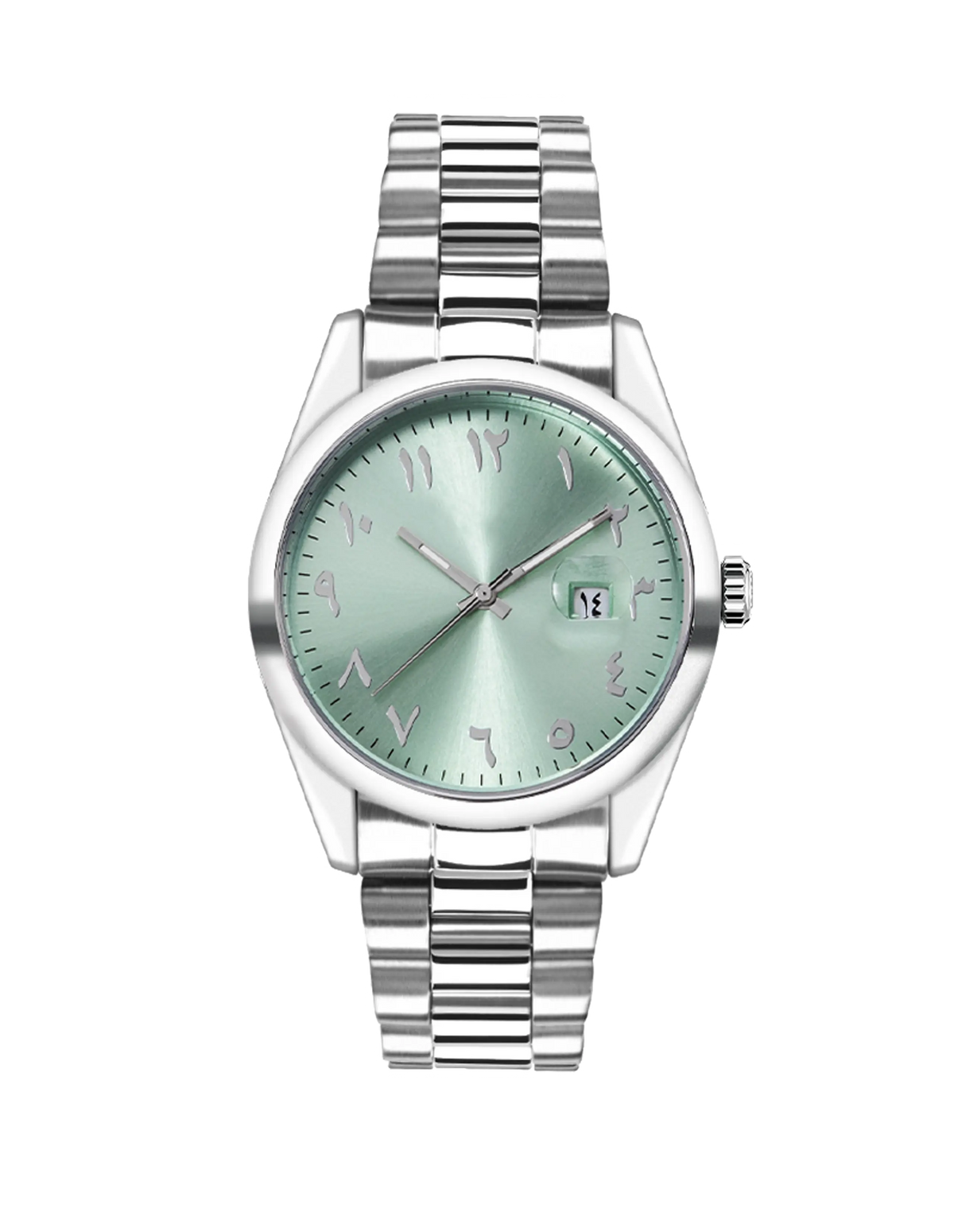 42mm Rolex Style 3 Hands with Date Alloy Watch A0095H-1