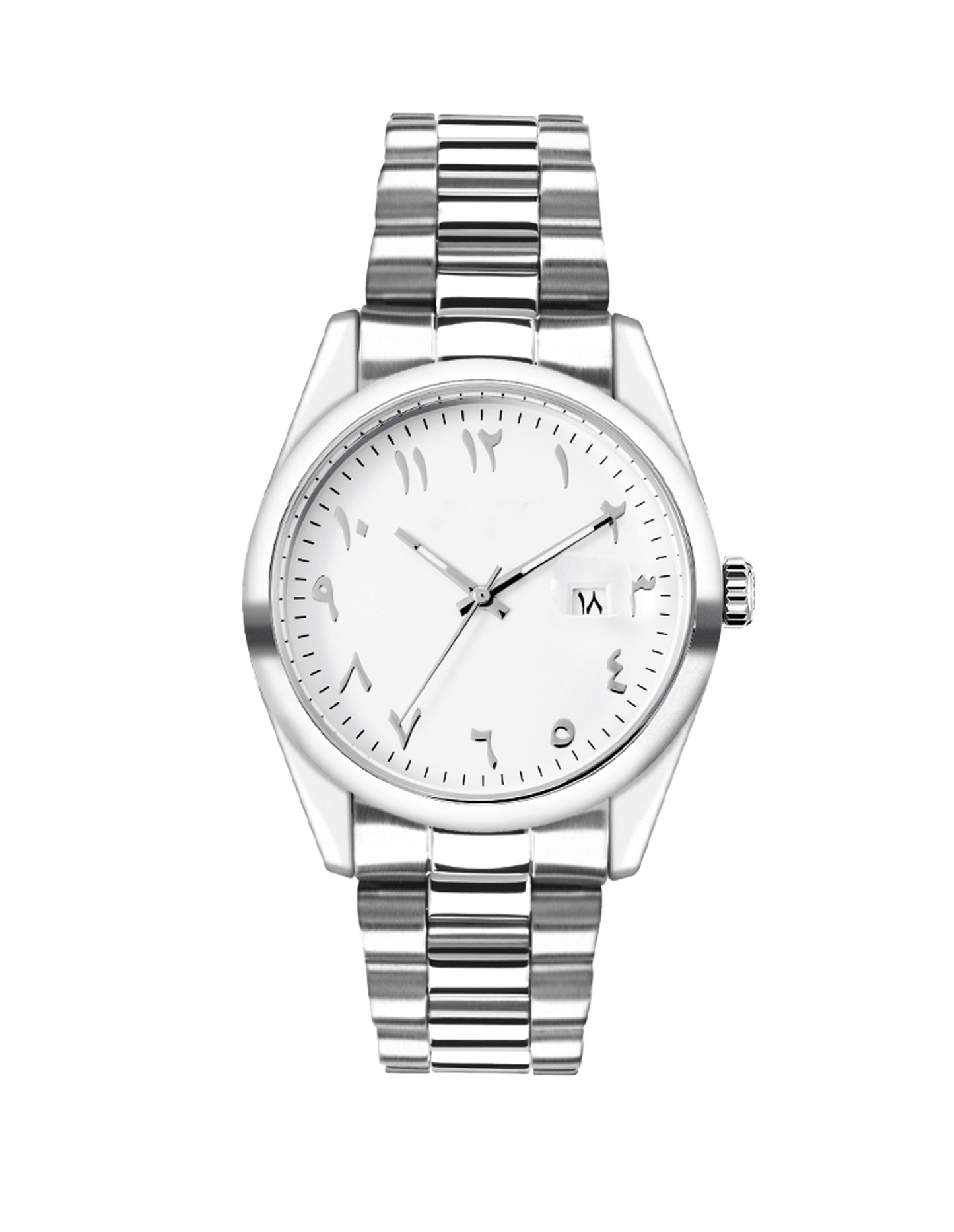 42mm Rolex Style 3 Hands with Date Alloy Watch
