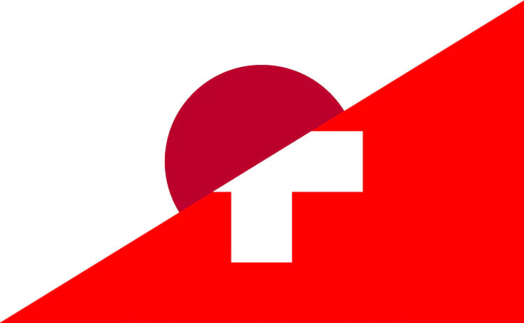 japan vs swiss flag japanese and swiss movement comparison