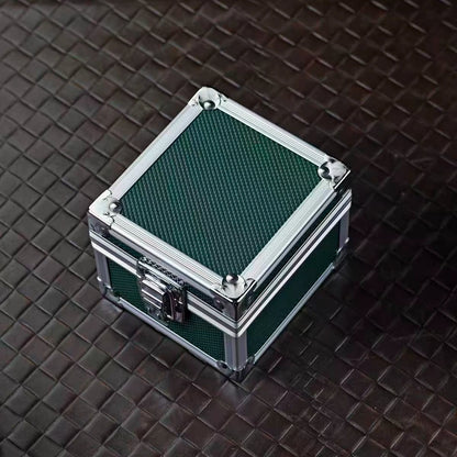 Luxury Single Watch Display Box – Aluminum Frame, Velvet Lining, Custom Logo Available