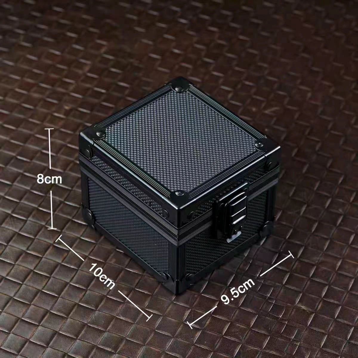 Luxury Single Watch Display Box – Aluminum Frame, Velvet Lining, Custom Logo Available
