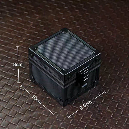 Luxury Single Watch Display Box – Aluminum Frame, Velvet Lining, Custom Logo Available