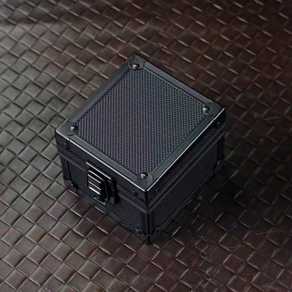 Luxury Single Watch Display Box – Aluminum Frame, Velvet Lining, Custom Logo Available