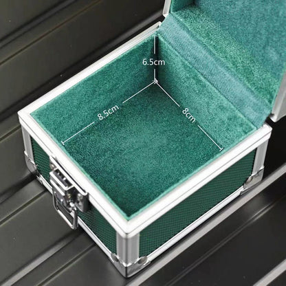 Luxury Single Watch Display Box – Aluminum Frame, Velvet Lining, Custom Logo Available