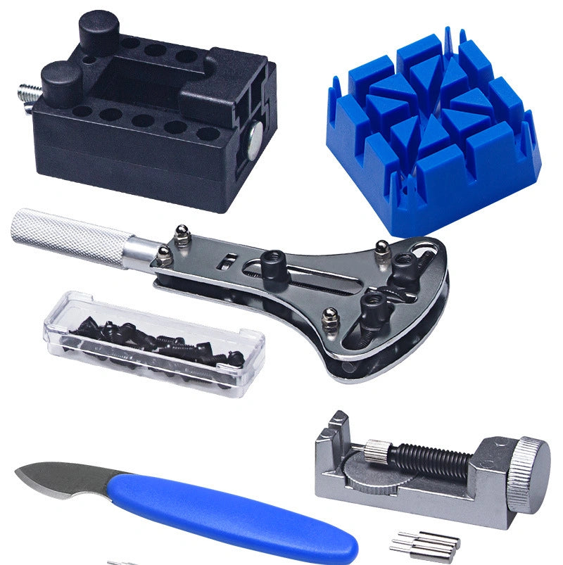 Watch Repair Tool Kit – Complete 20-Pc Set with Black Zipper Case, Portable & Professional