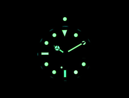 luminous watch from watch maker