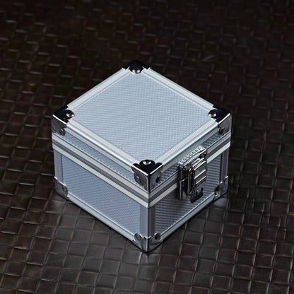 Luxury Single Watch Display Box – Aluminum Frame, Velvet Lining, Custom Logo Available